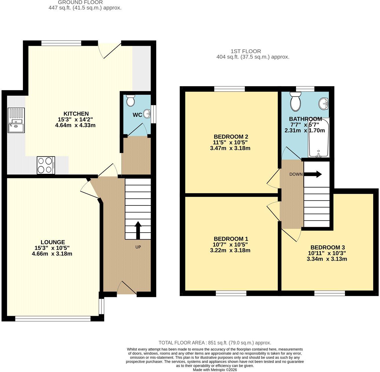 Campden Crescent, Cleethorpes, North East Lincs, DN35 floorplan