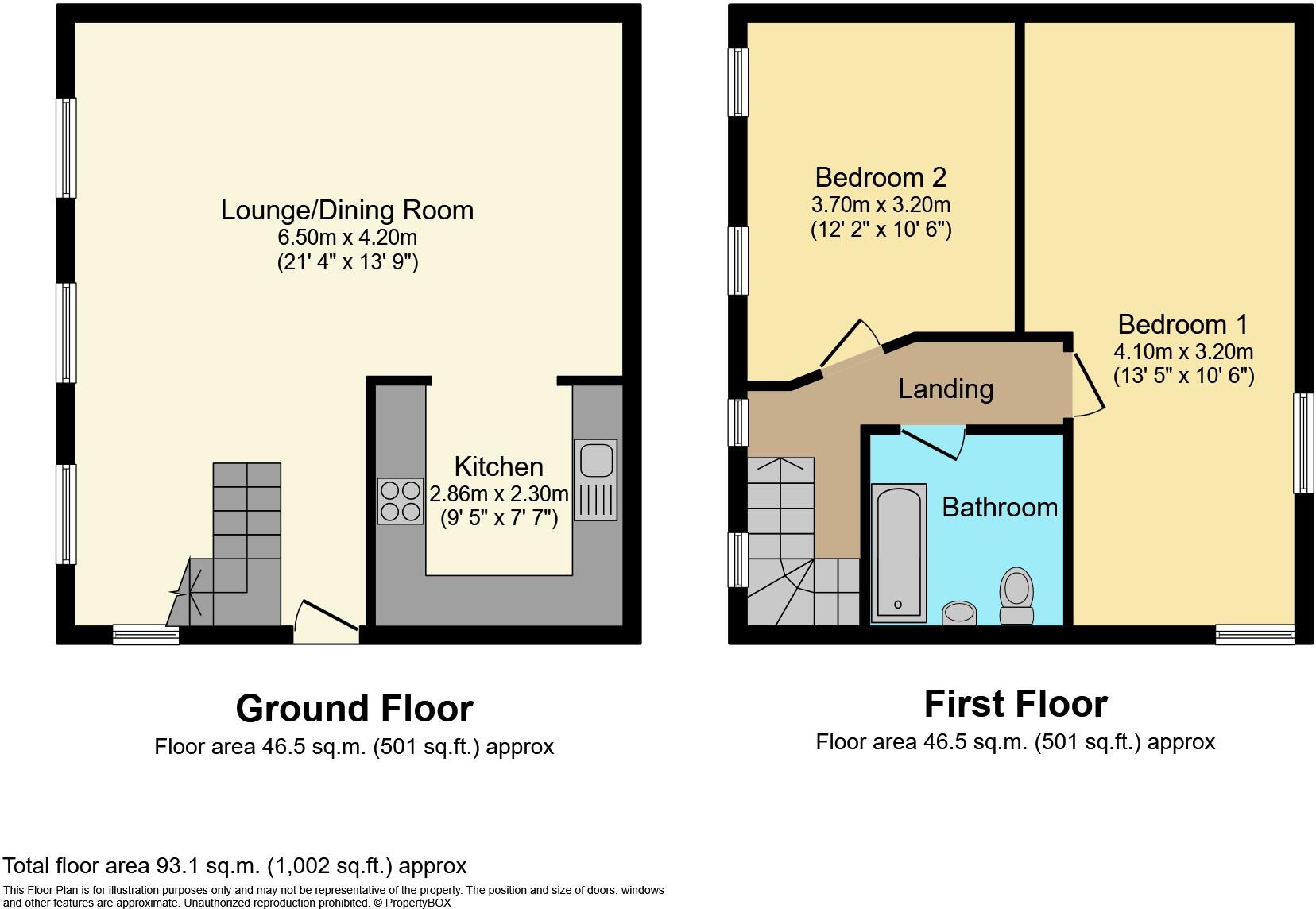 Gloucester Place, Witney, Oxfordshire floorplan