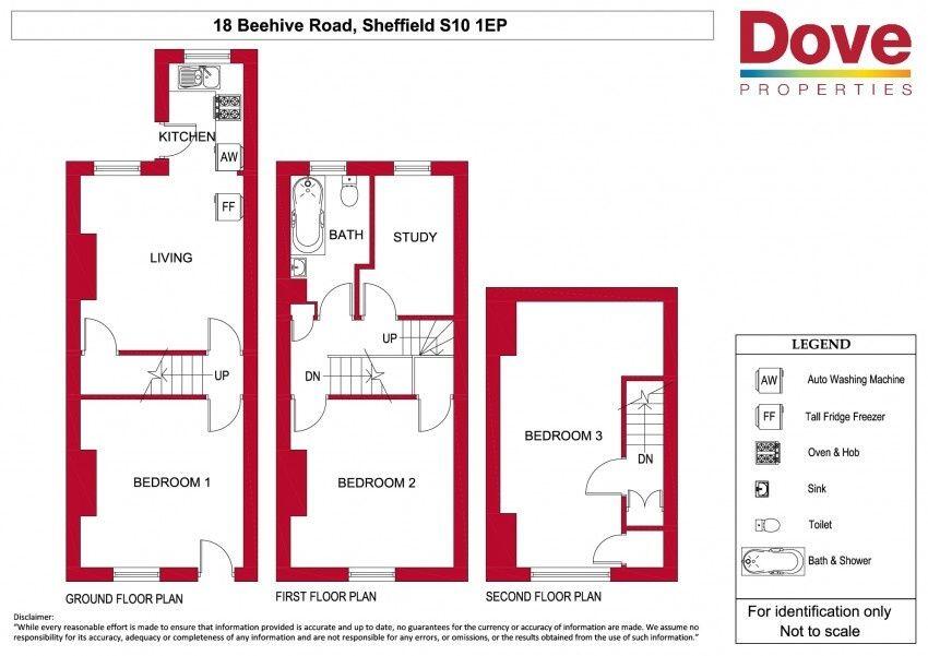 18 Beehive Road, Crookesmoor floorplan