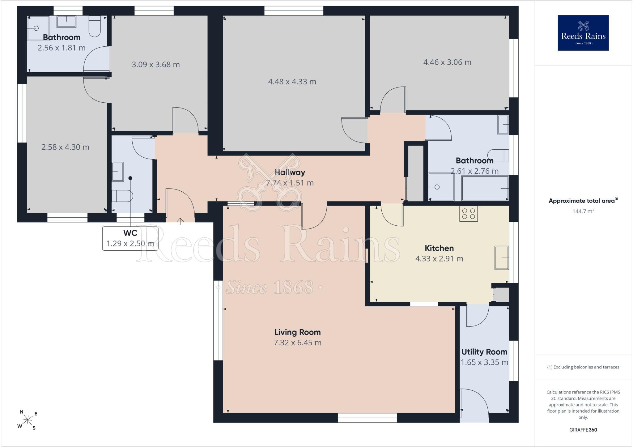 Northfield Lane, Horbury, Wakefield, West Yorkshire, WF4 floorplan