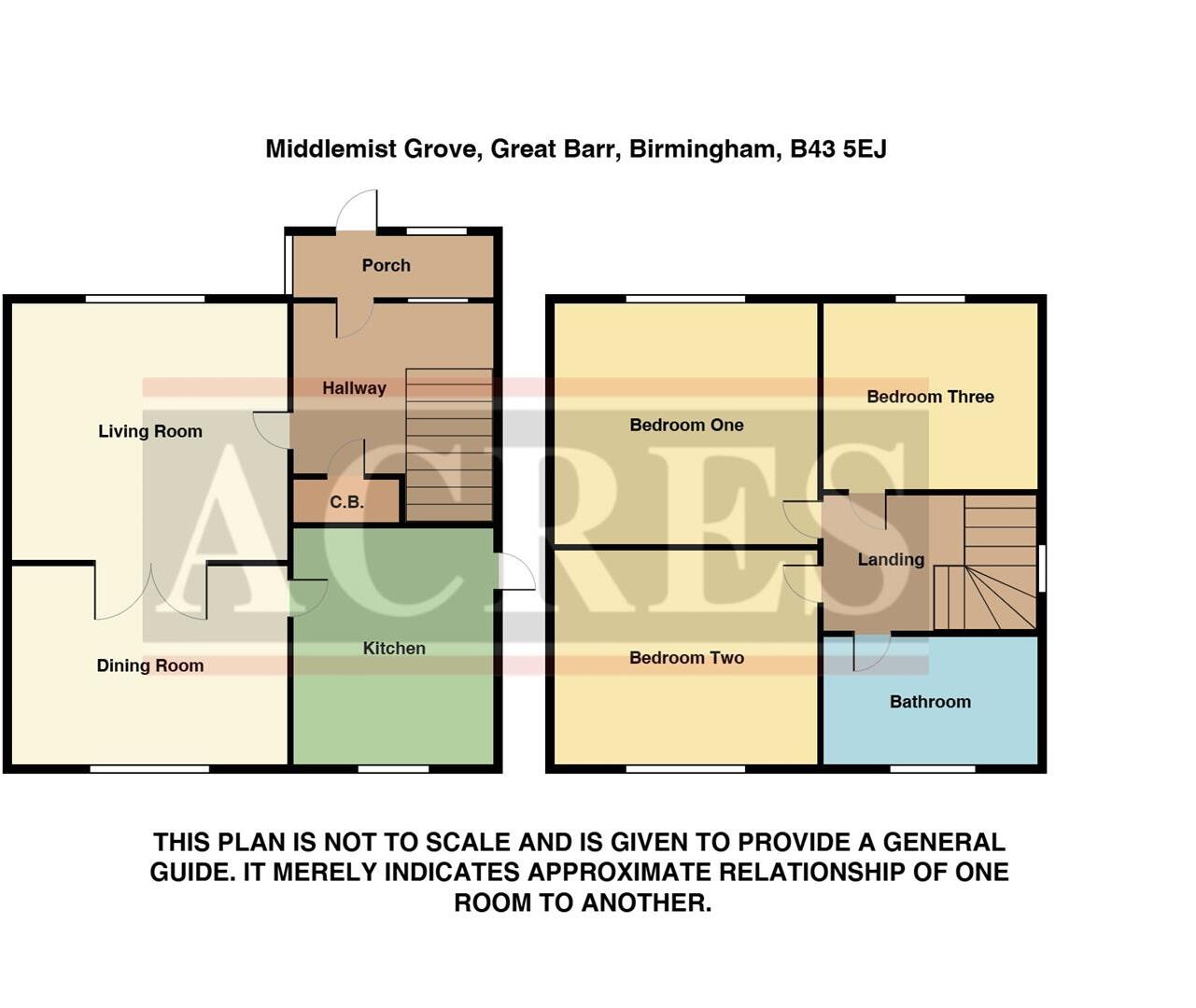 Middlemist Grove, Great Barr, Birmingham floorplan
