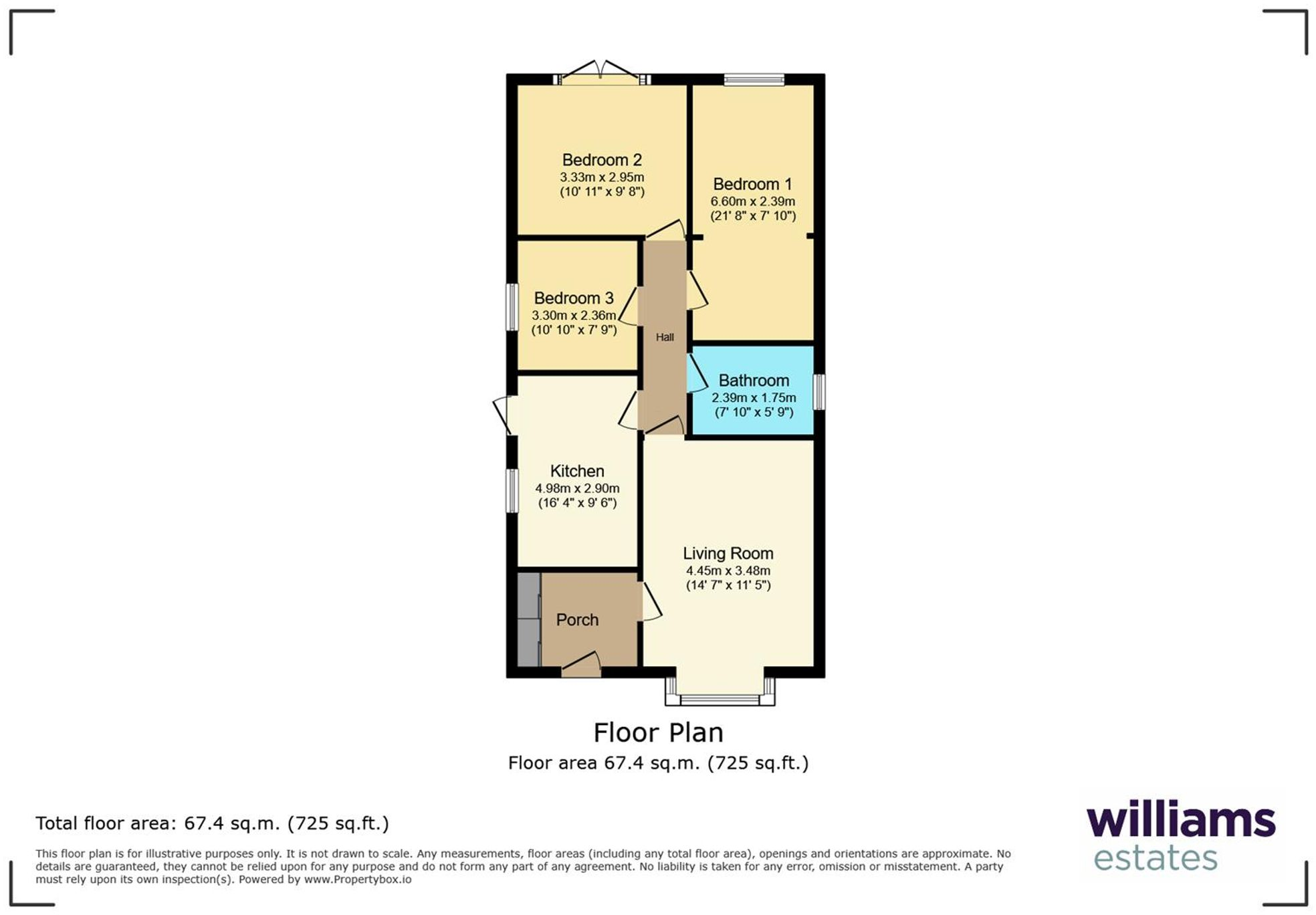 St. Georges Drive, Prestatyn, LL19 floorplan
