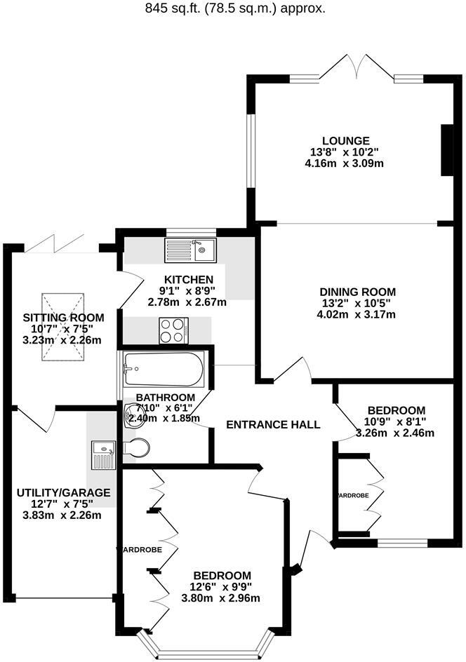 Melrose Avenue, Borehamwood floorplan