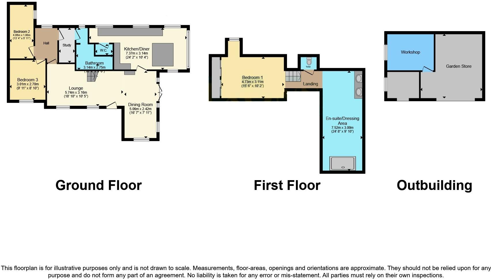 Pound Green, Arley, Bewdley, DY12 floorplan