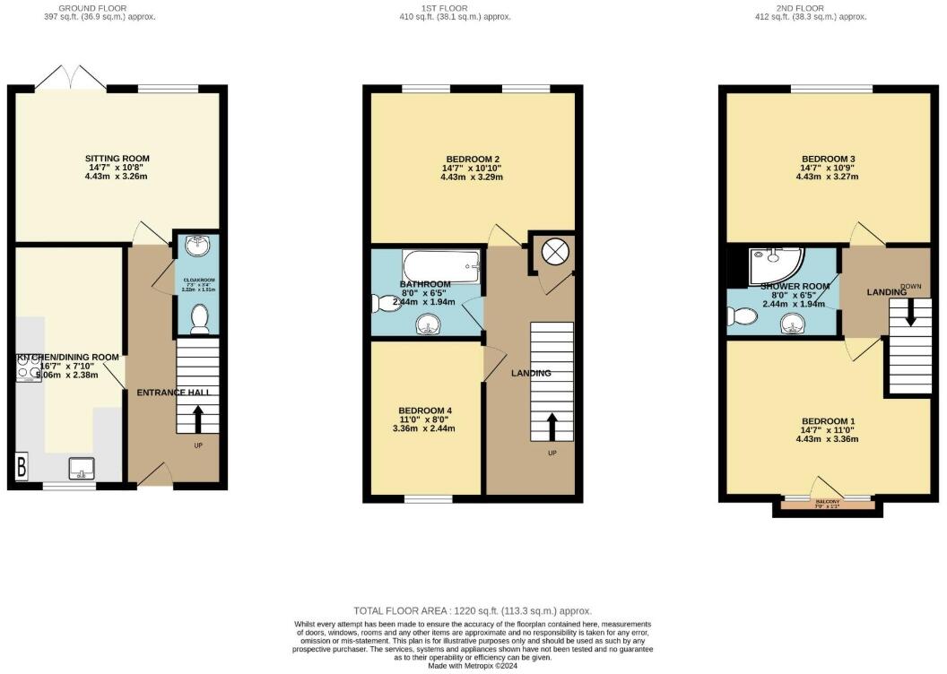Thorney Hall Close, Stowmarket floorplan