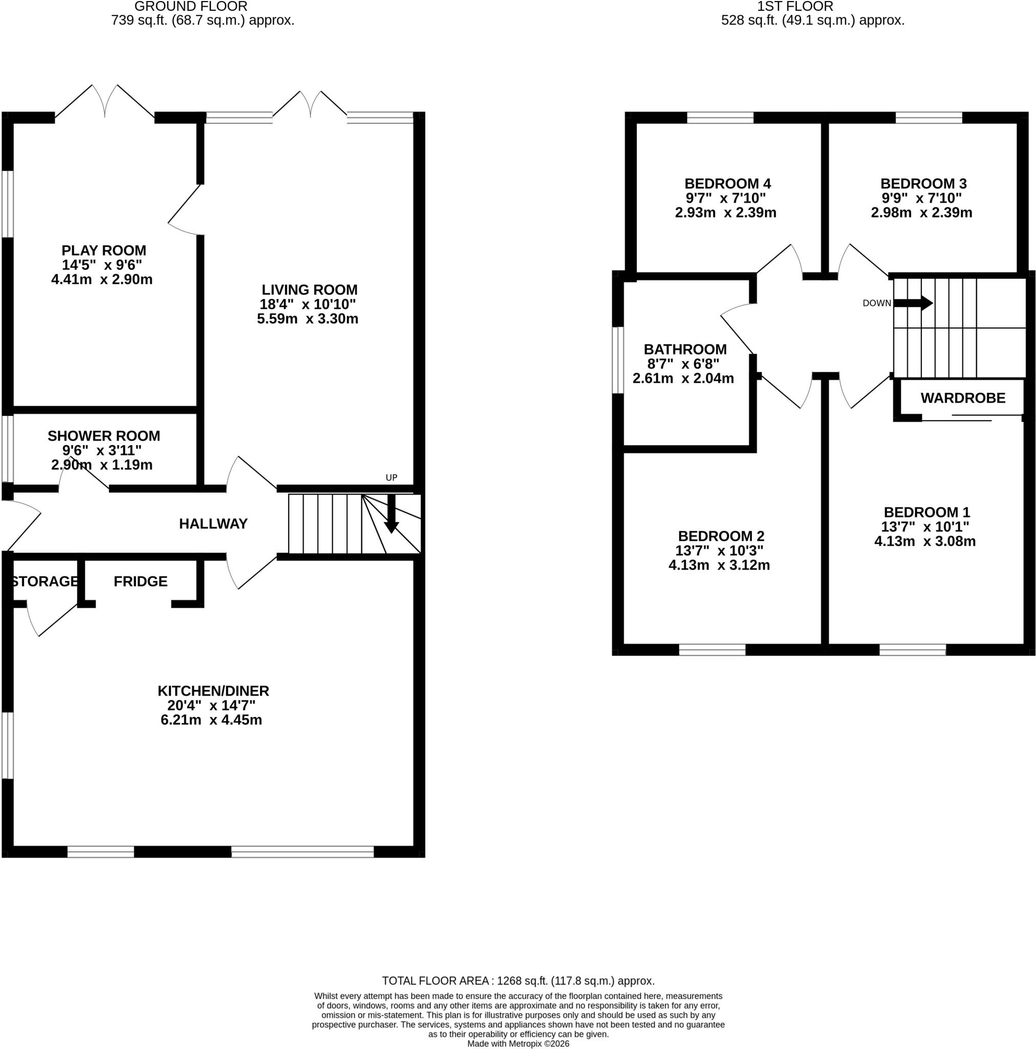 Court Gardens, Newport, NP10 floorplan