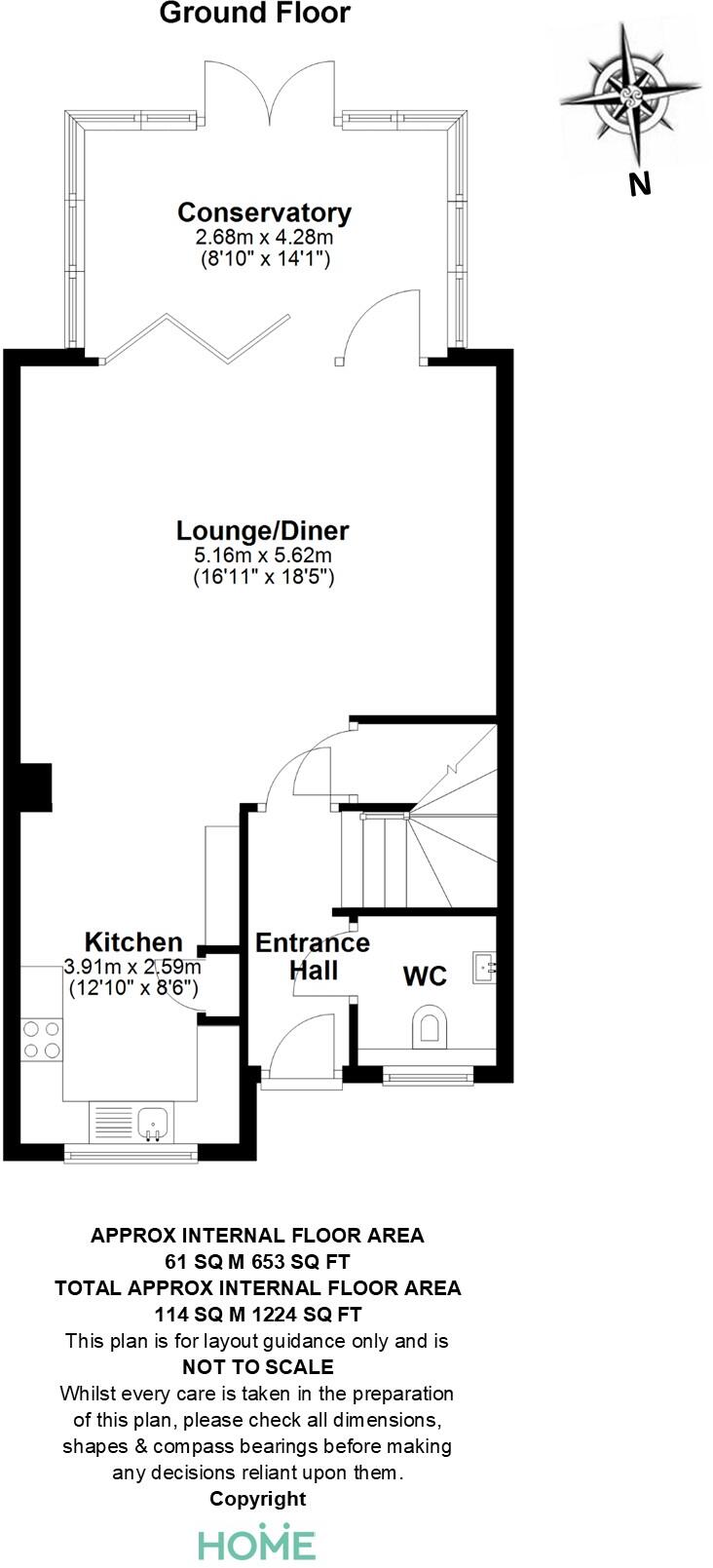 Noakes Avenue, Great Baddow, Chelmsford floorplan