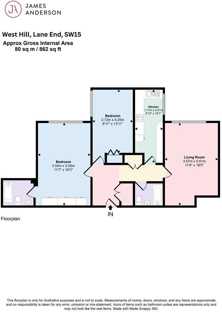 West Hill, London floorplan