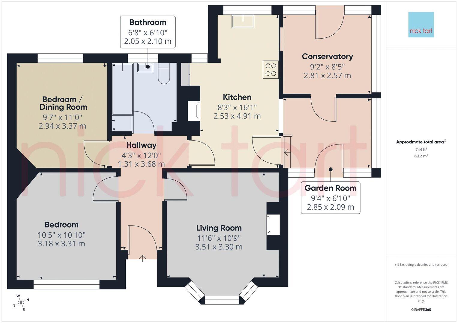 Laurel Grove, Bradmore, Wolverhampton WV3 floorplan