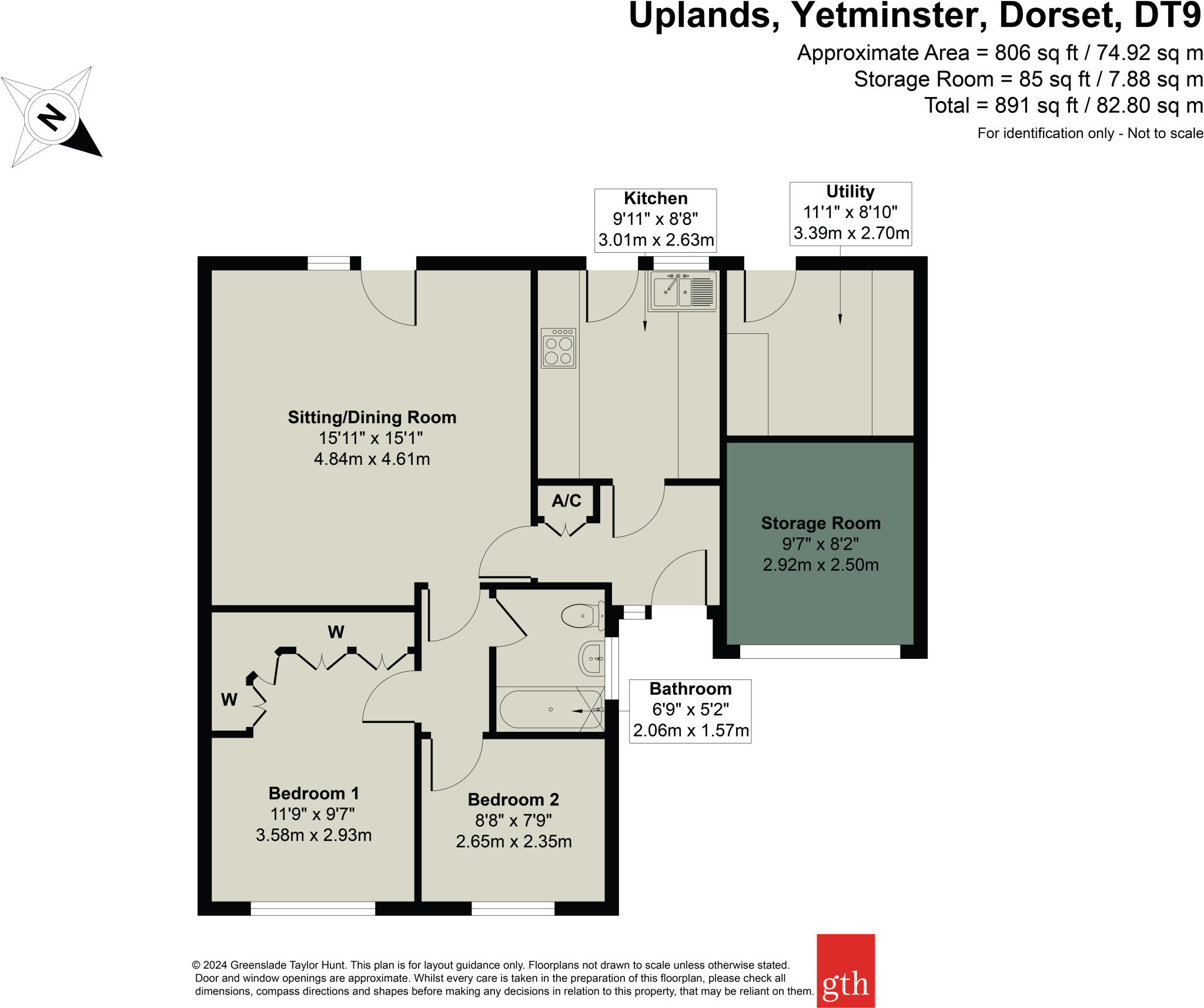 11, Uplands, Yetminster, Sherborne, Dorset, DT9 floorplan
