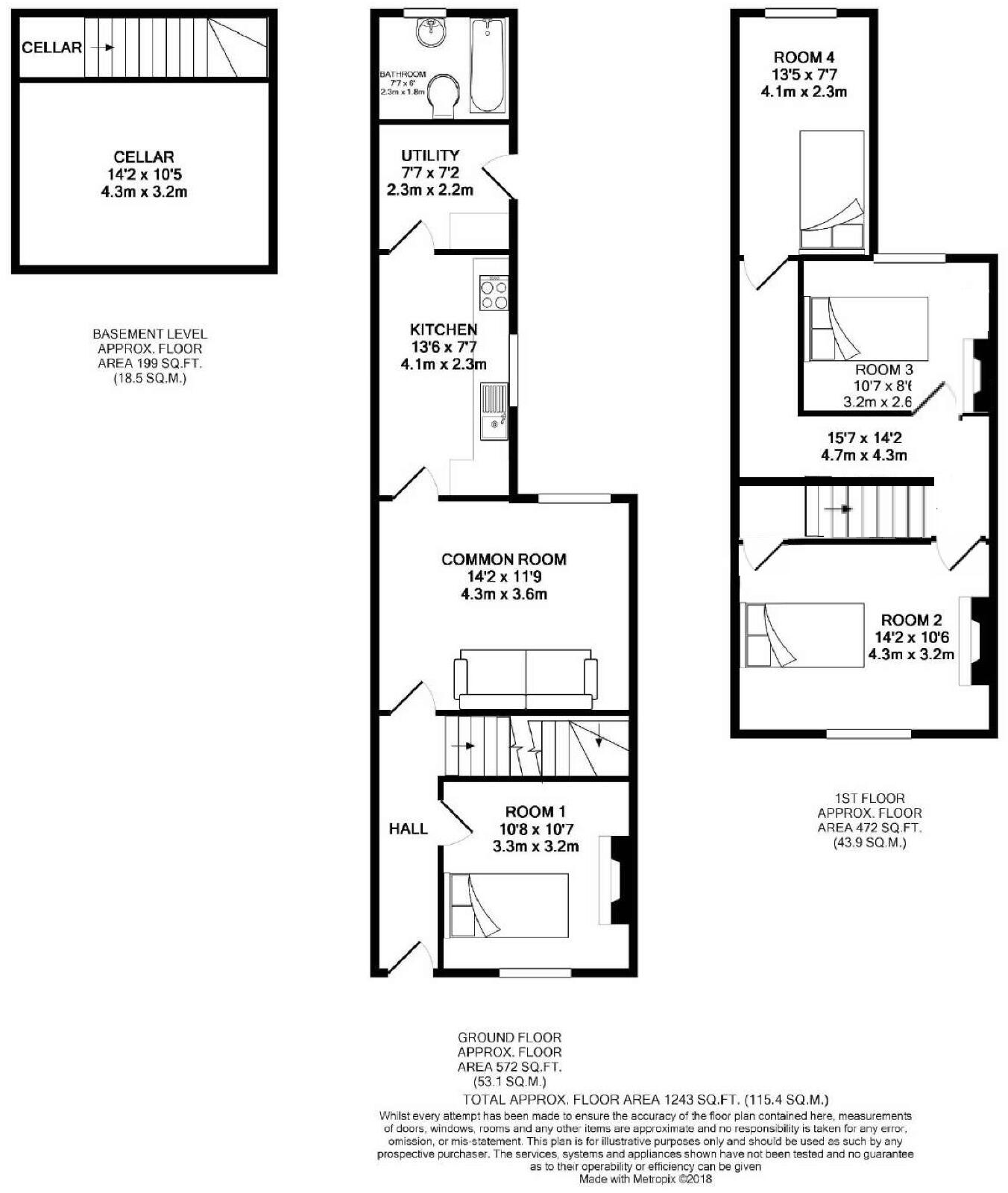 Happy Land West, Worcester, Worcestershire, WR2 5DQ floorplan