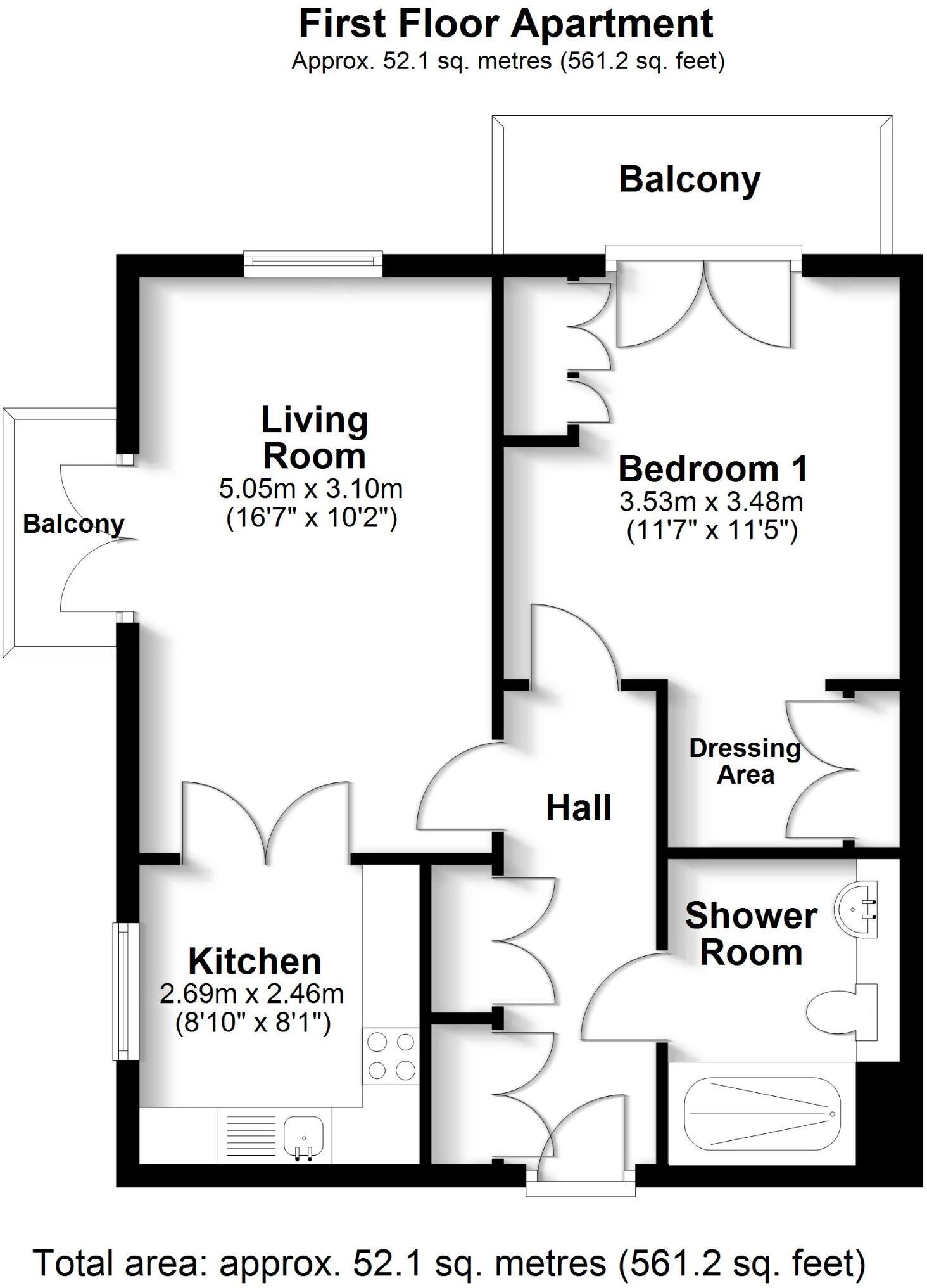 56 Garnier Drive, Bishopstoke Park Retirement Village floorplan
