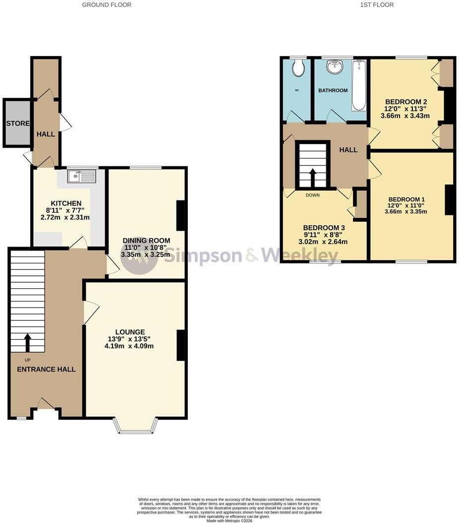 NN8 Edinburgh Road, Wellingborough floorplan