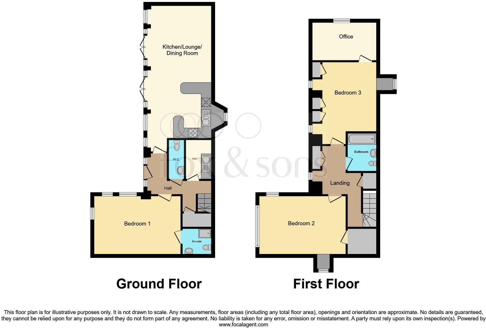 Huish Barns, Washford, WATCHET floorplan