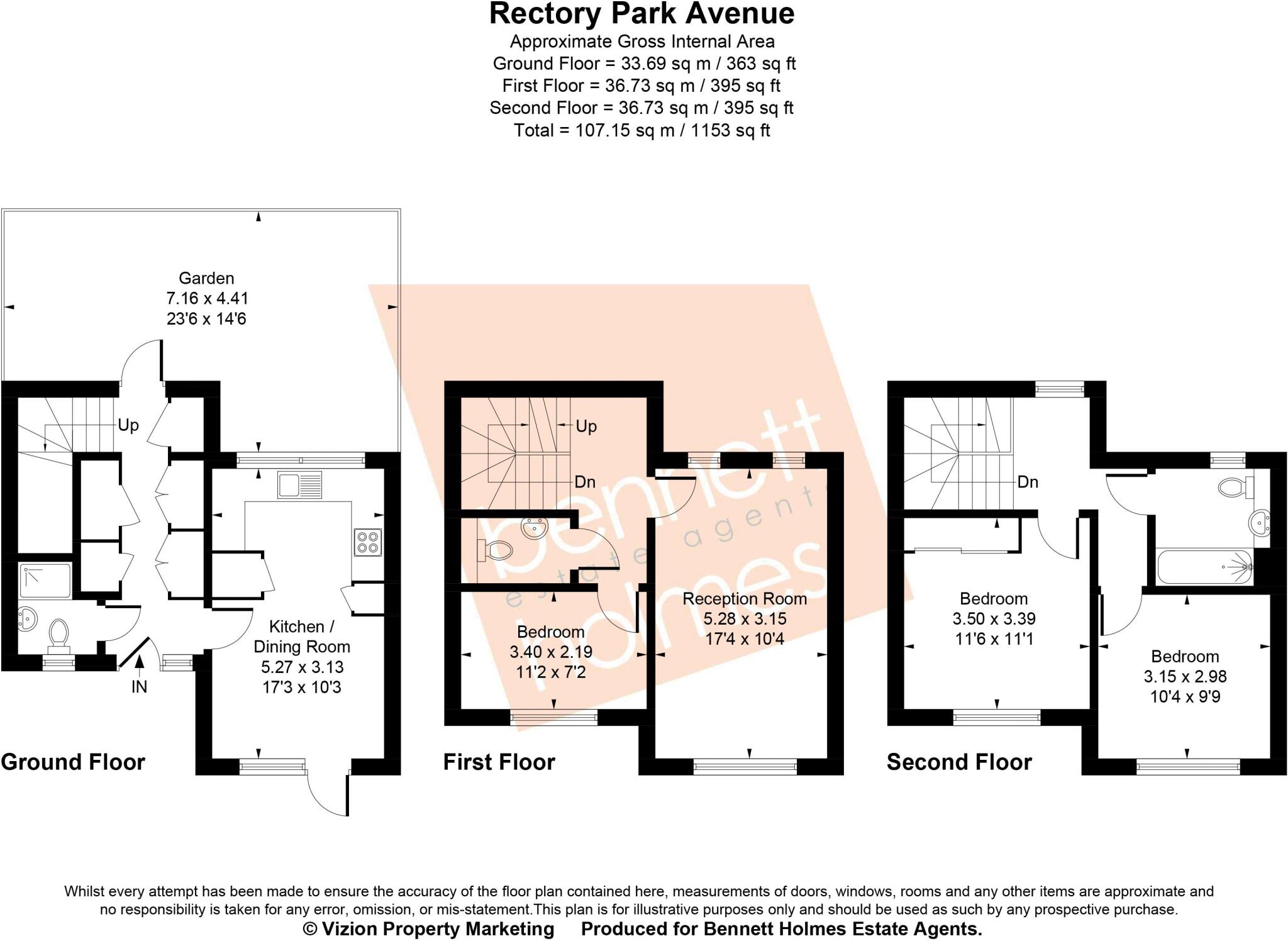 Rectory Park Avenue, Northolt floorplan