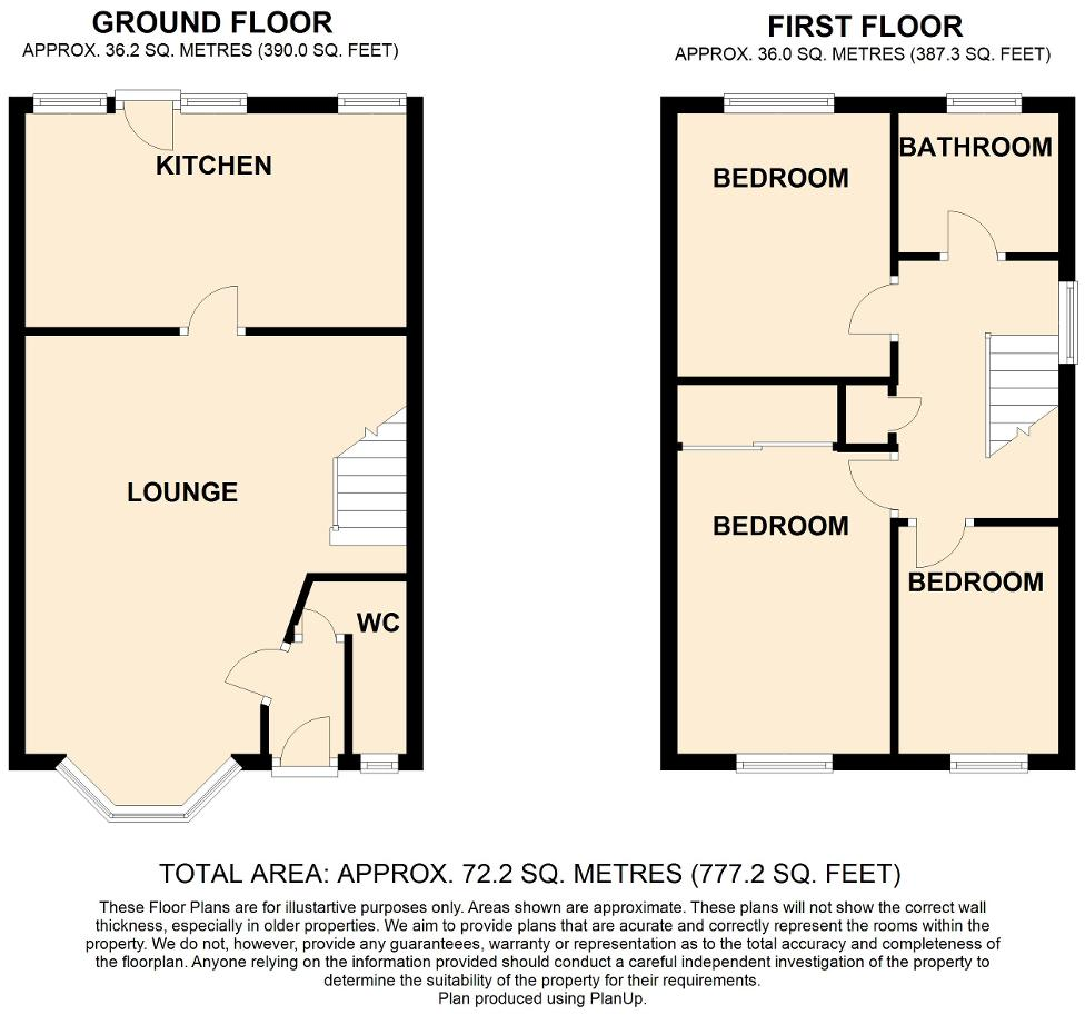 Marsom Grove, Barton Hills, Luton, Bedfordshire, LU3 4BQ floorplan