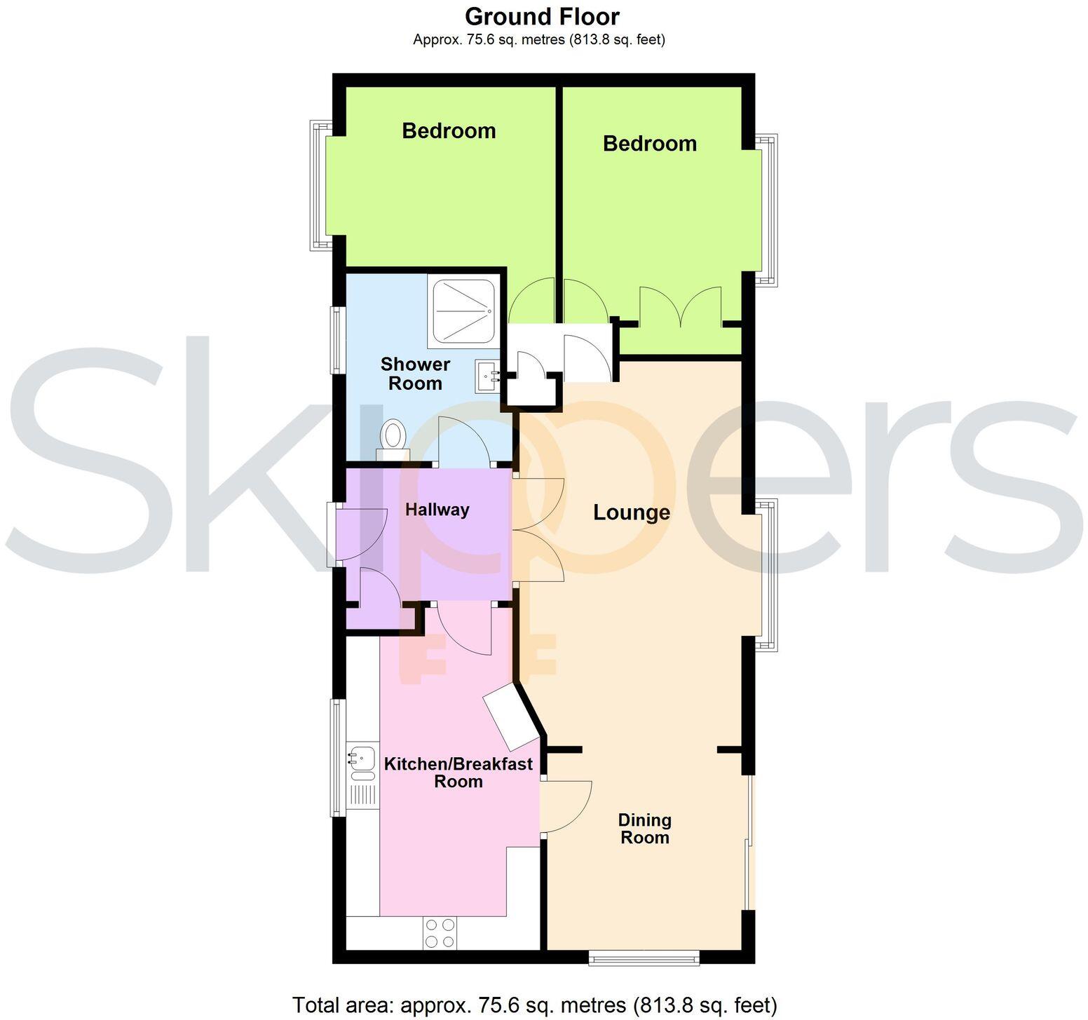 Yew Tree Park Home, Charing, TN27 floorplan