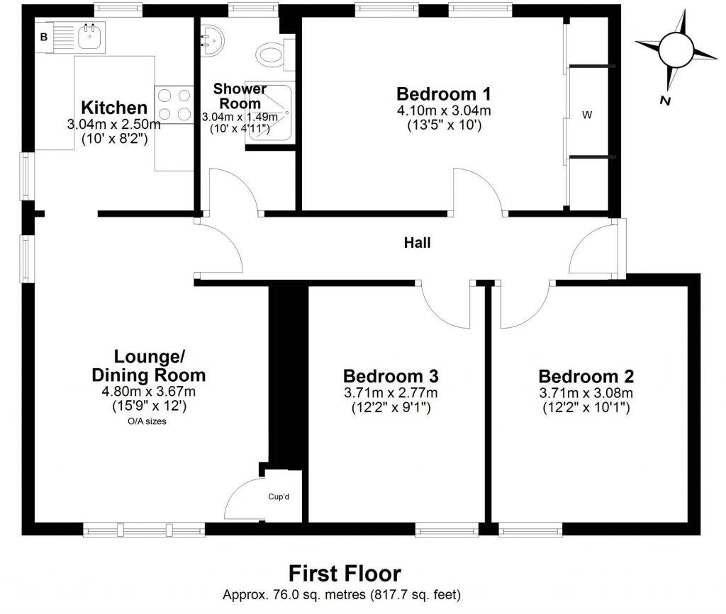 29/3 West Granton Road, Granton, Edinburgh, EH5 1HN floorplan
