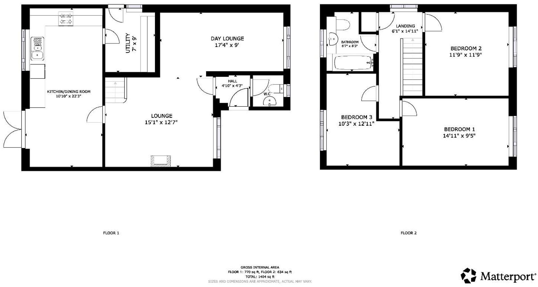 Ffordd Yr Orsaf, Rhewl, LL15 floorplan