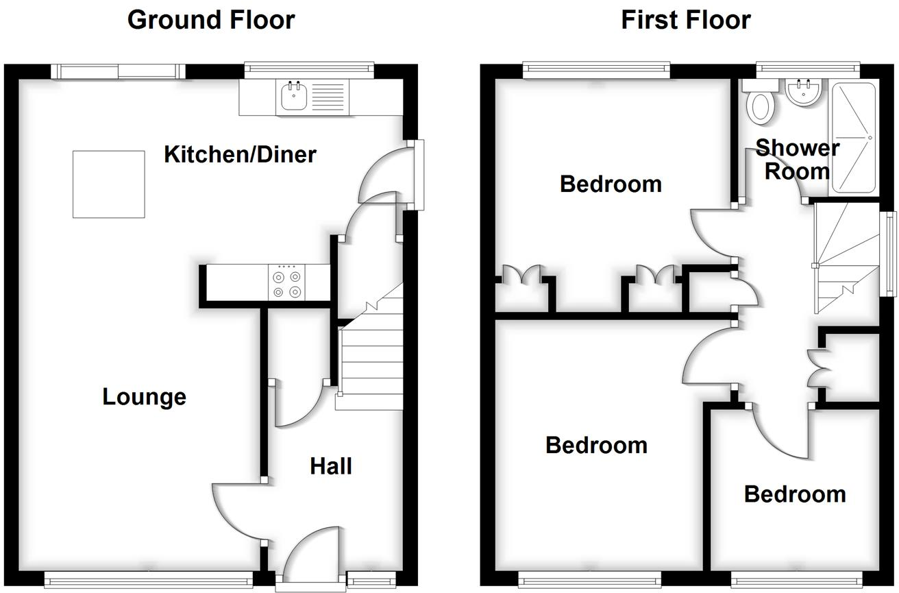 Beeches Drive, Bayston Hill, Shrewsbury floorplan