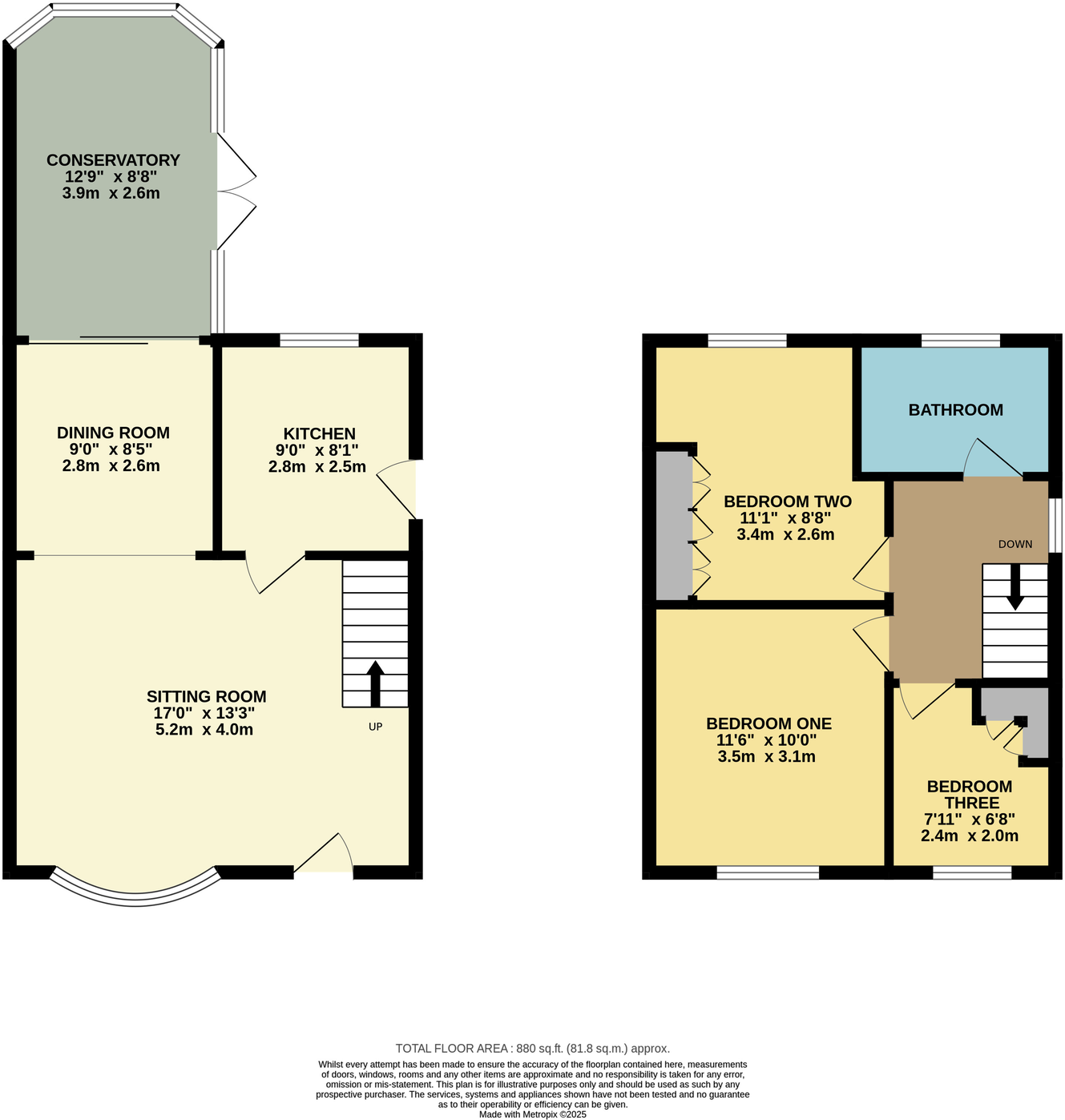 Neville Close, Shepshed floorplan