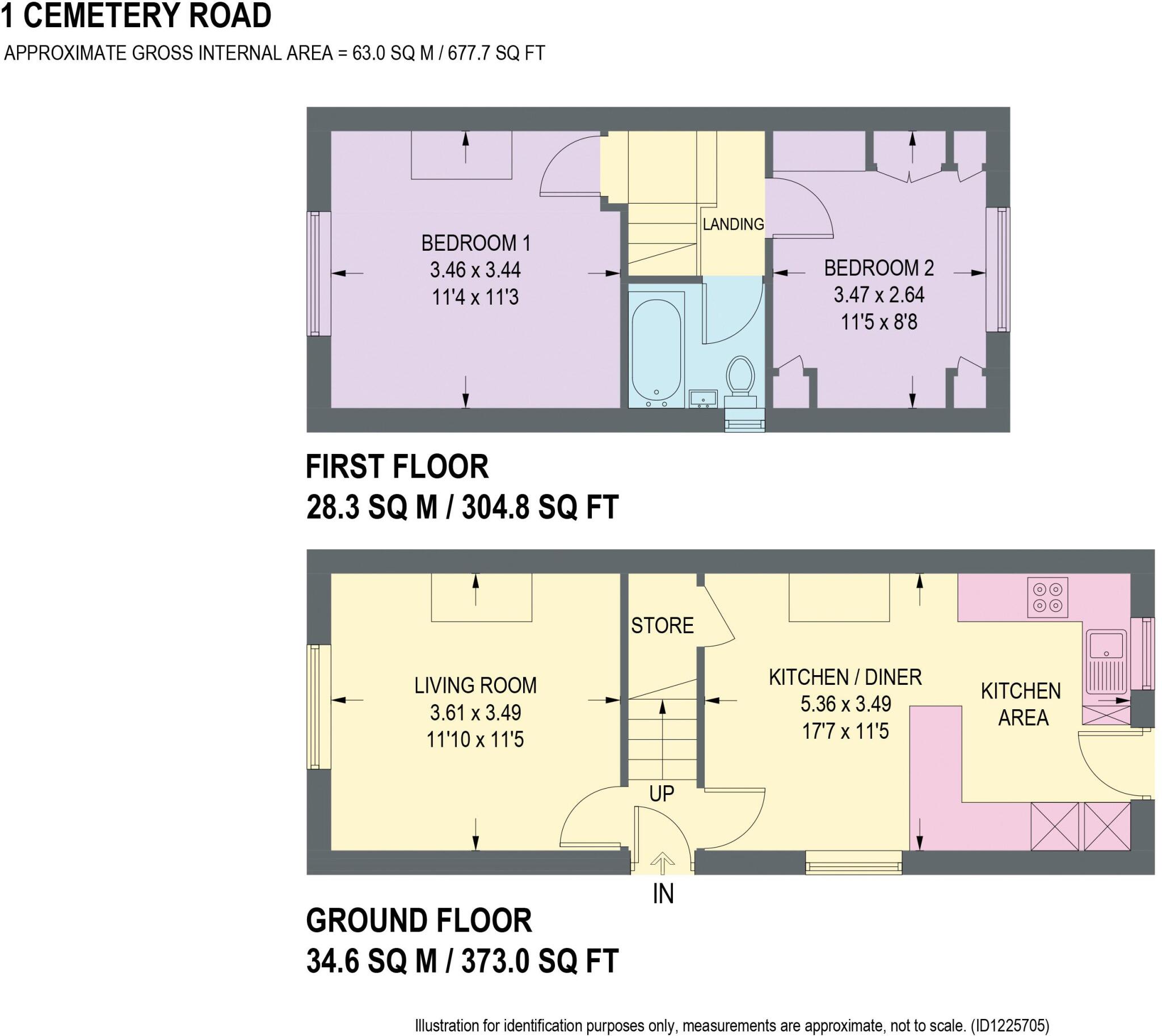 Cemetery Road, Spital, Chesterfield floorplan
