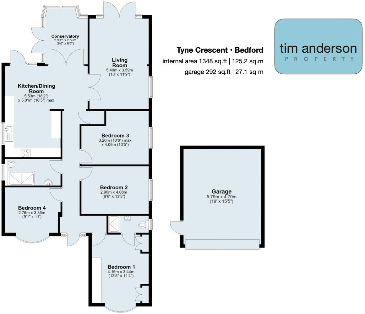 Tyne Crescent | Bedford | Beds | MK41 | great position floorplan