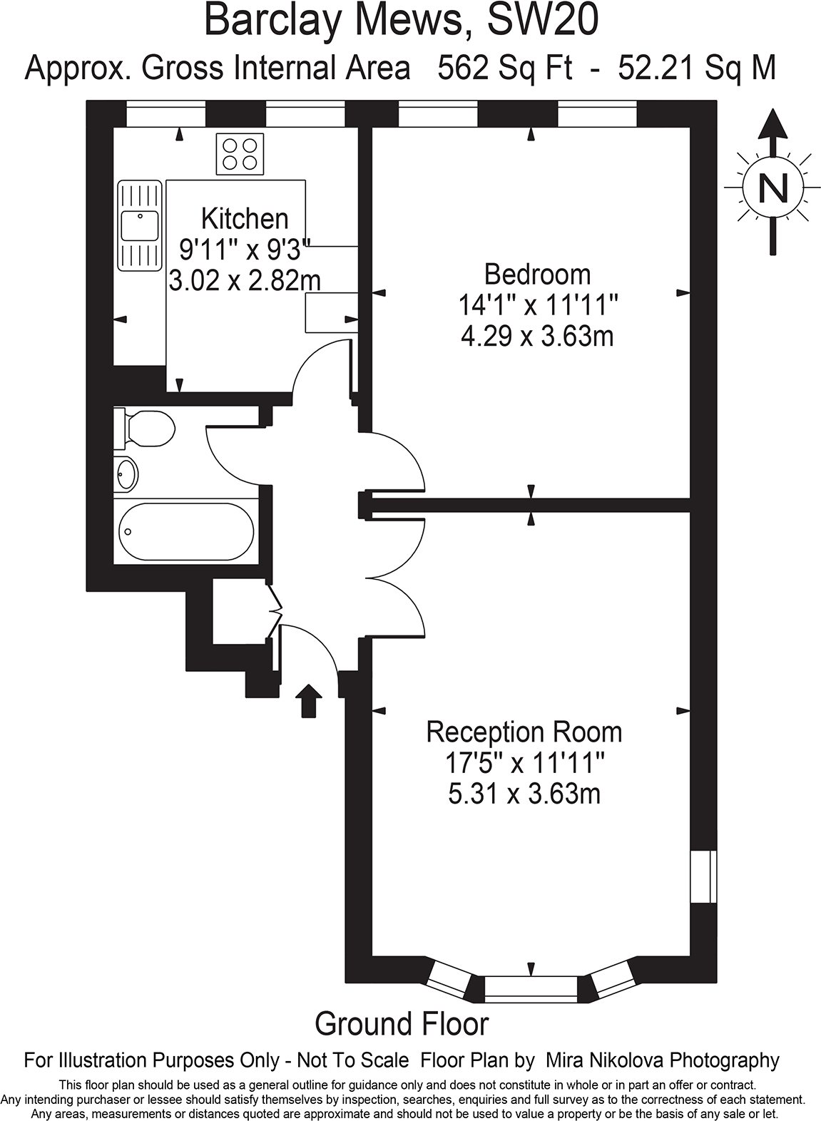 Barclay Mews, 96 Cottenham Park Road, SW20 floorplan