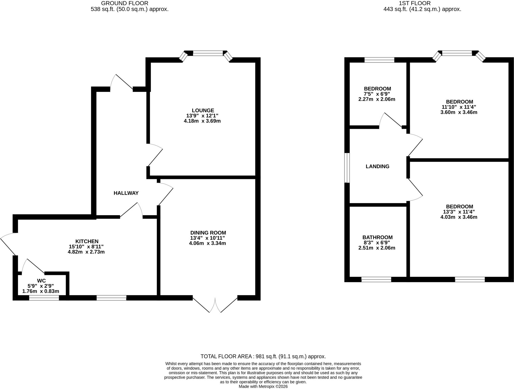 Purcell Road, Llanrumney, Cardiff floorplan