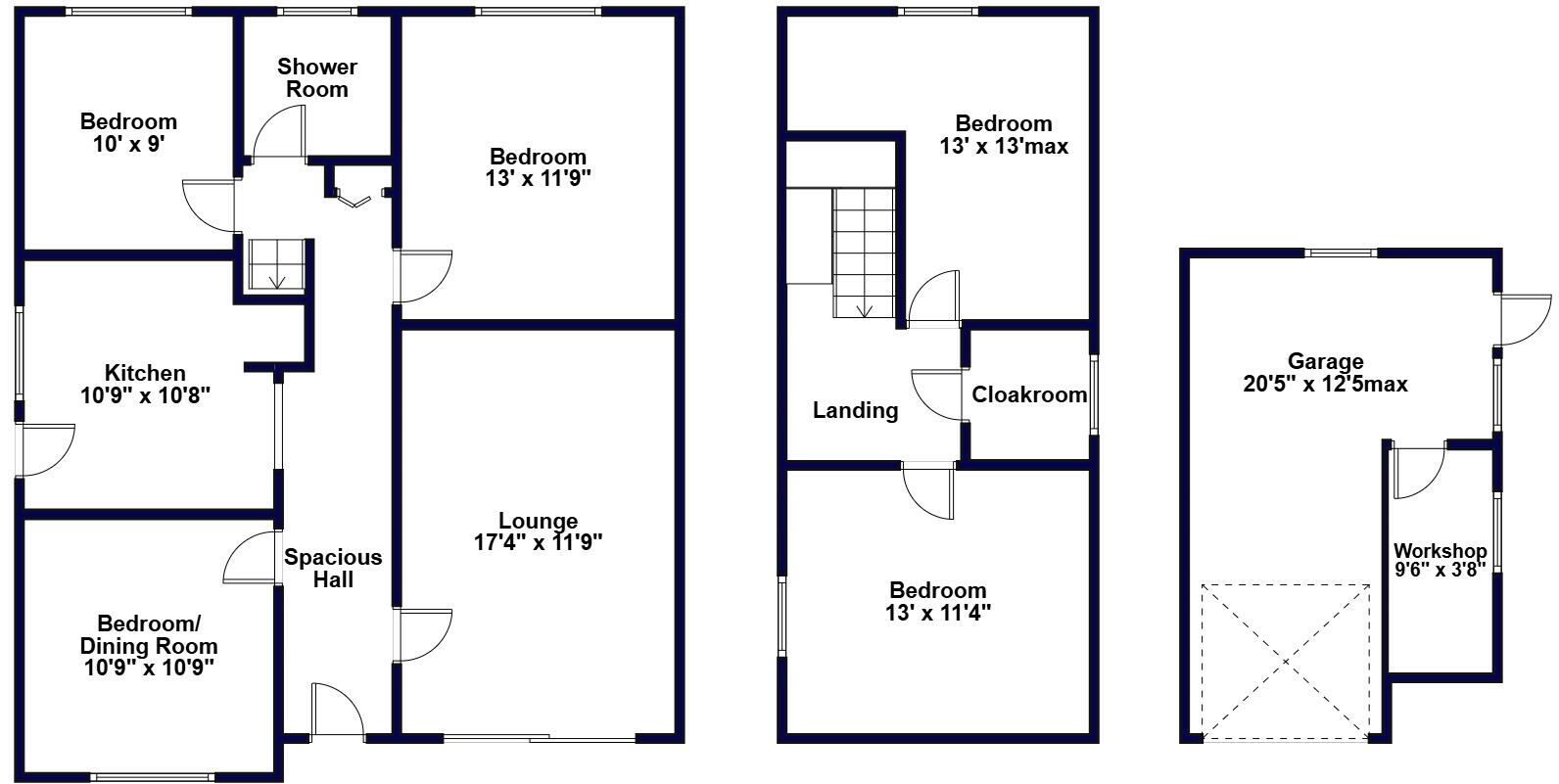 Oakhurst Close, West Moors, Ferndown, Dorset floorplan