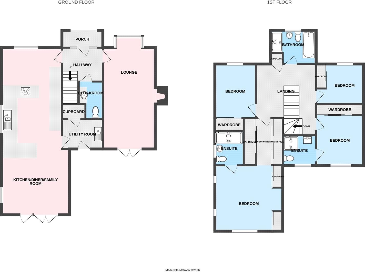 Abbot Drive, Hadnall, Shrewsbury, Shropshire, SY4 floorplan