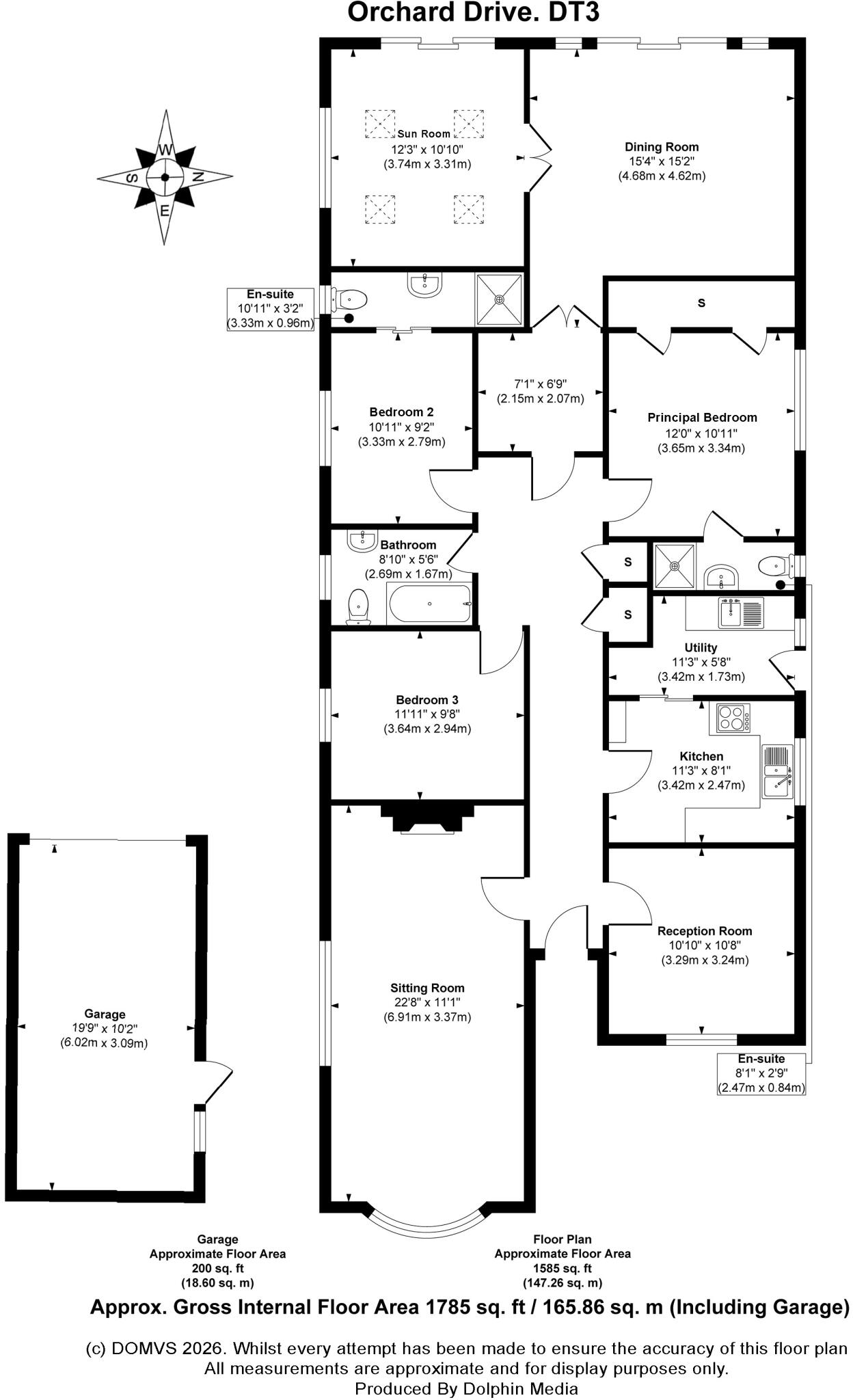Preston, Weymouth, Dorset floorplan