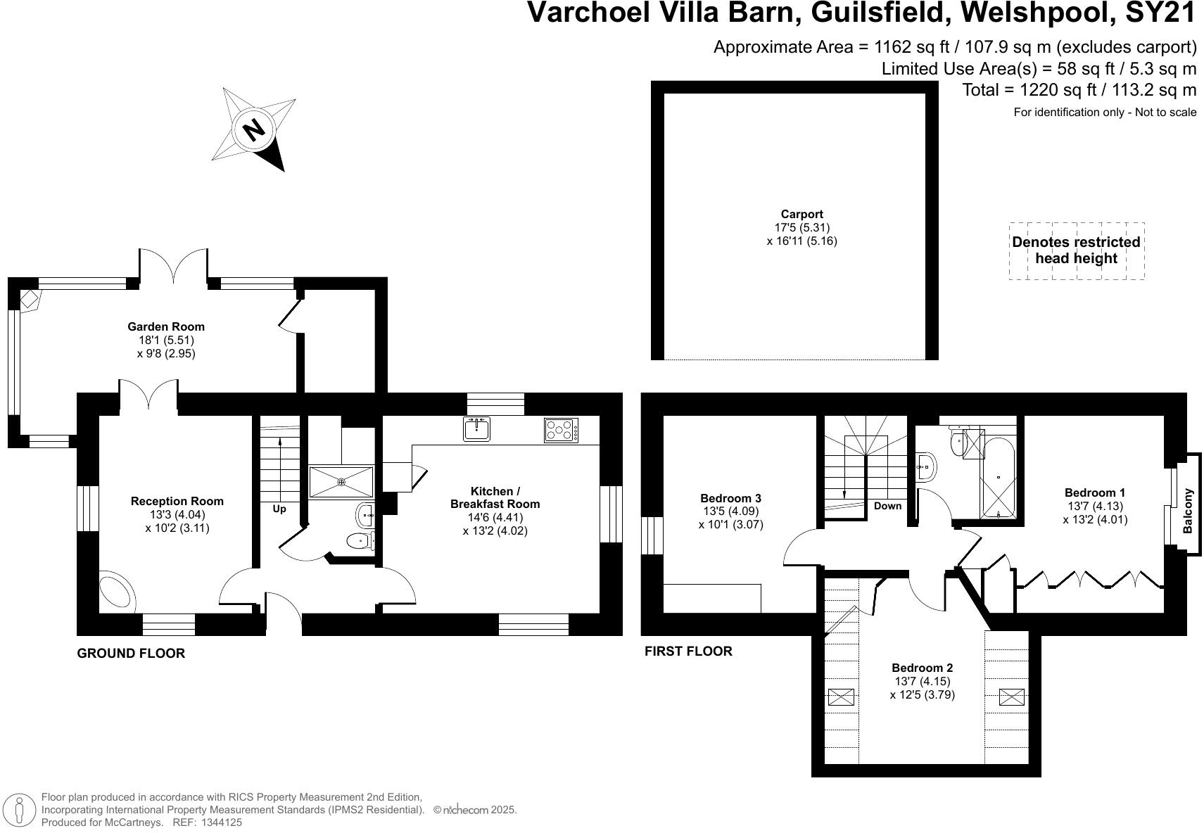 Guilsfield, Welshpool, Powys floorplan