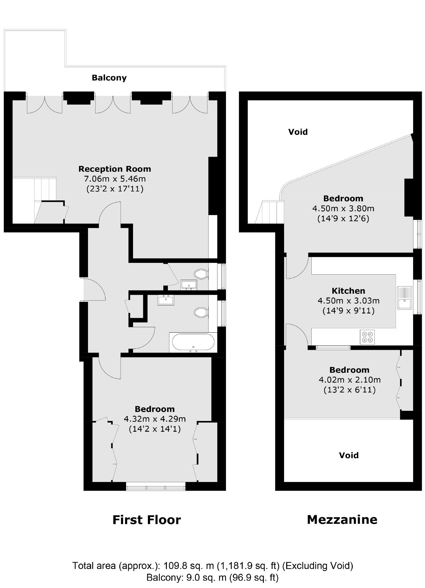Hyde Park Gardens, Hyde Park floorplan