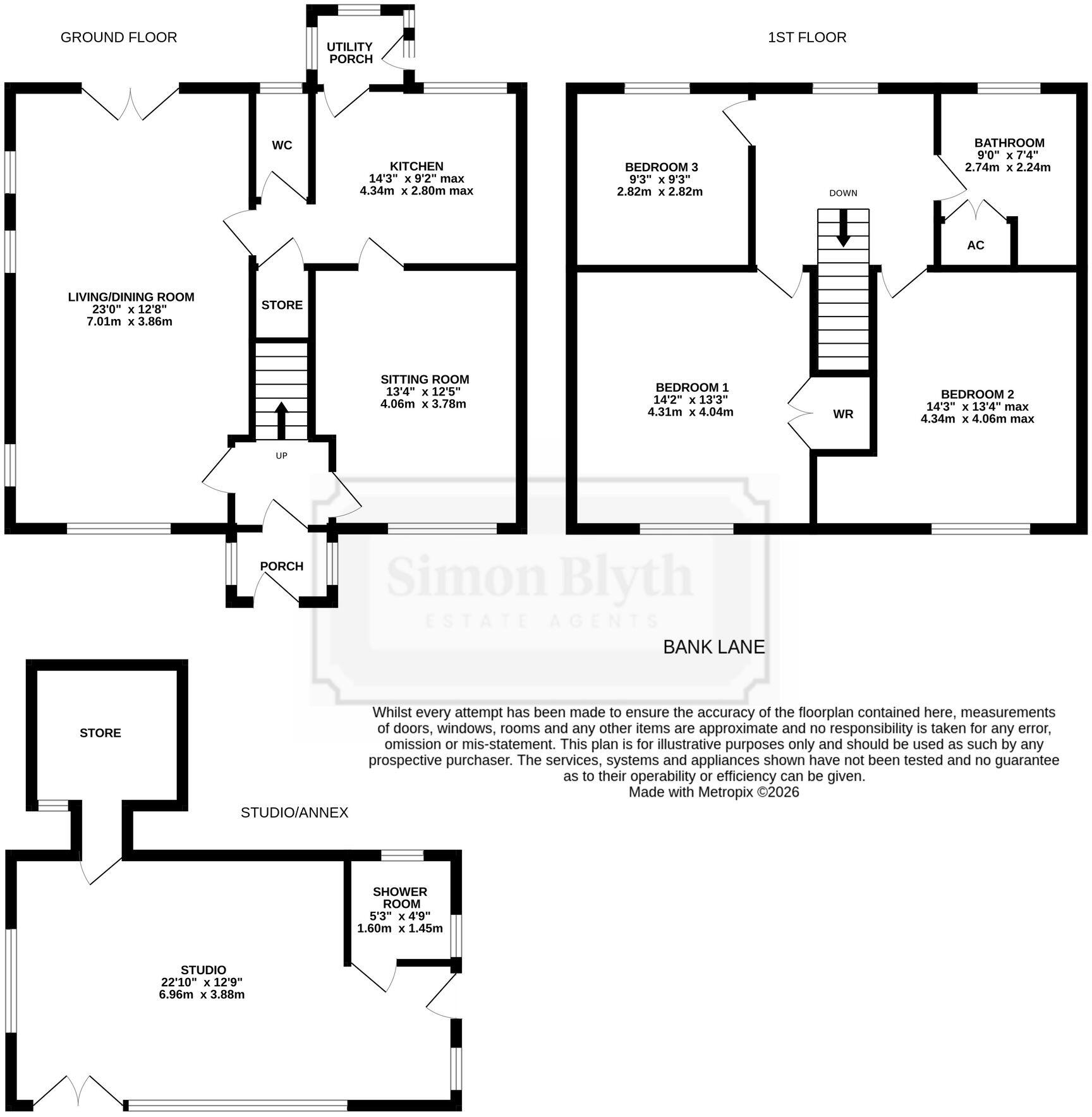 Bank Lane, Holmfirth, HD9 floorplan