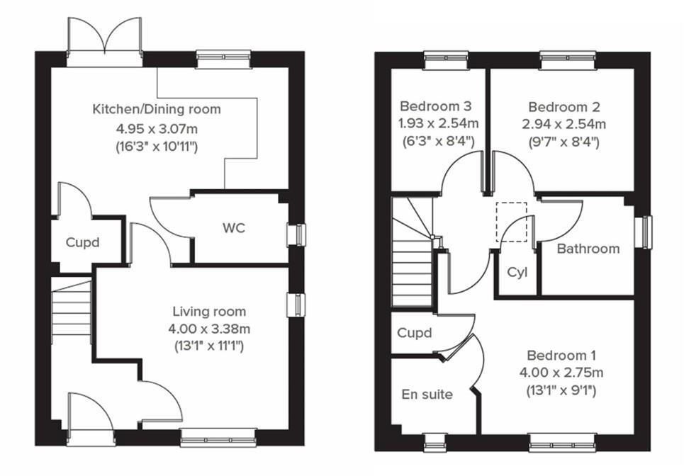 Clodgey Lane, Helston floorplan