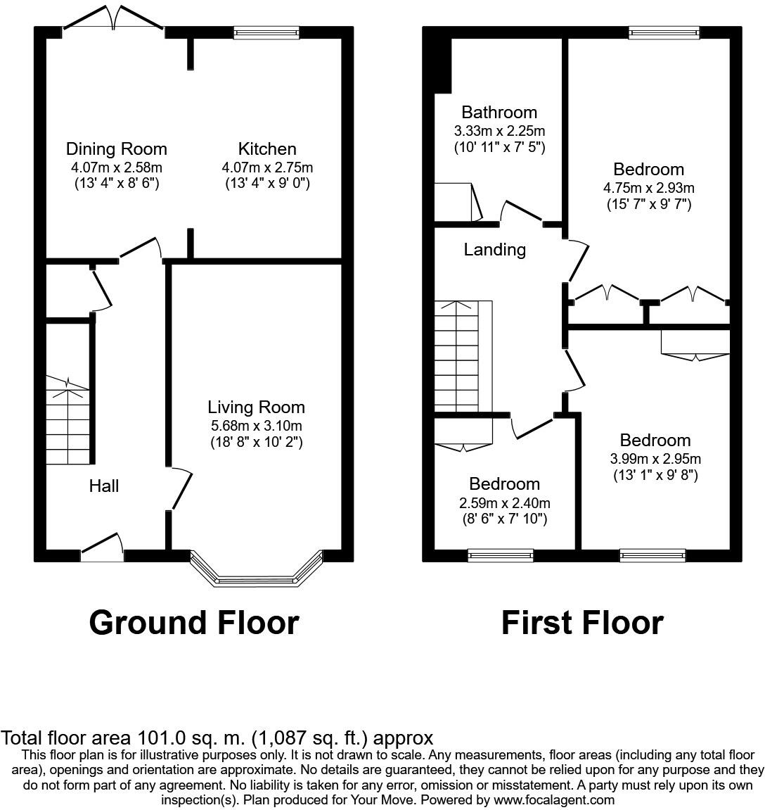 Urlay Nook Road, Eaglescliffe, Stockton-on-Tees, Durham, TS16 floorplan