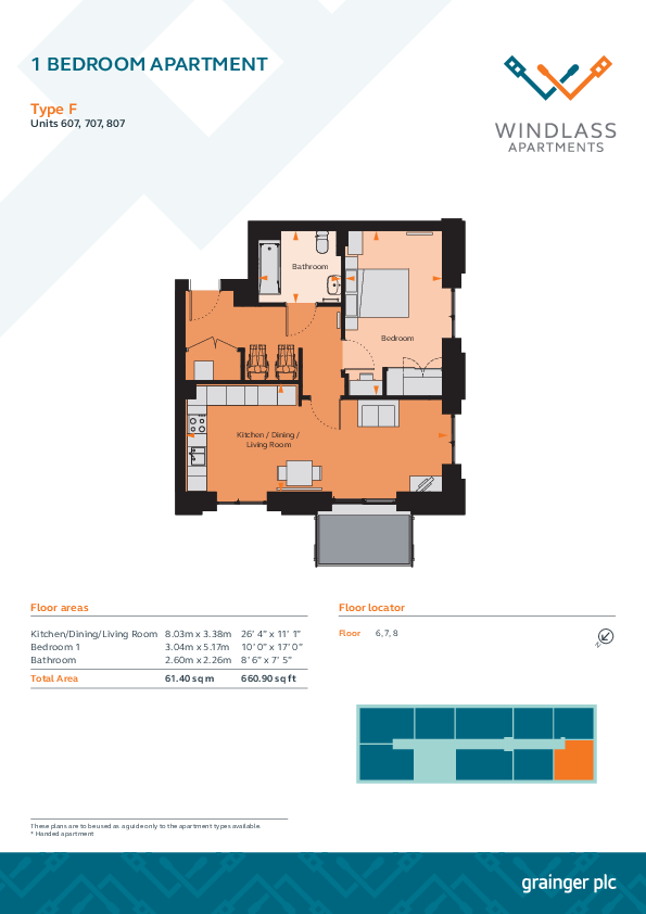 Windlass Apartments, Tottenham Hale London N17 floorplan