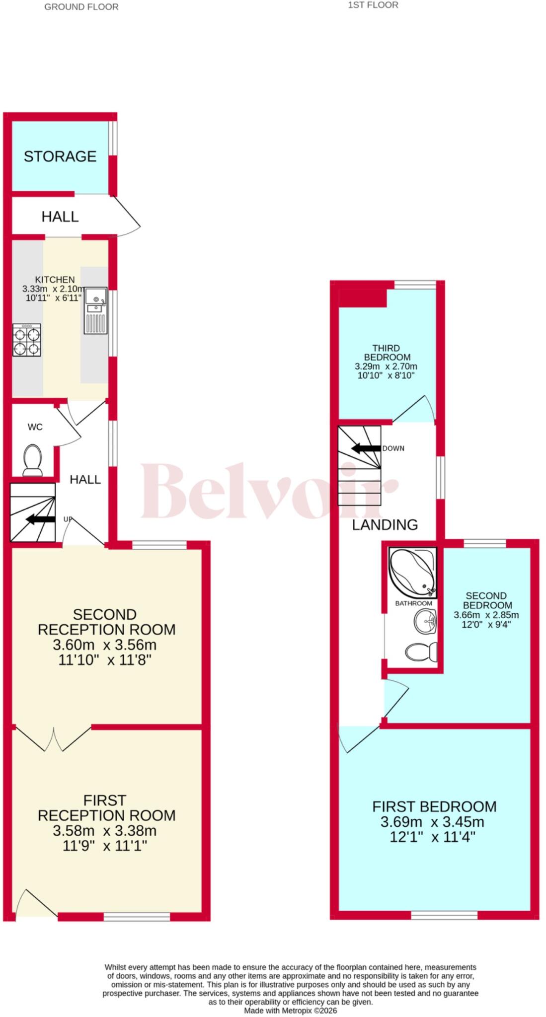 Foster Street, Blakenall, Walsall, WS3 floorplan