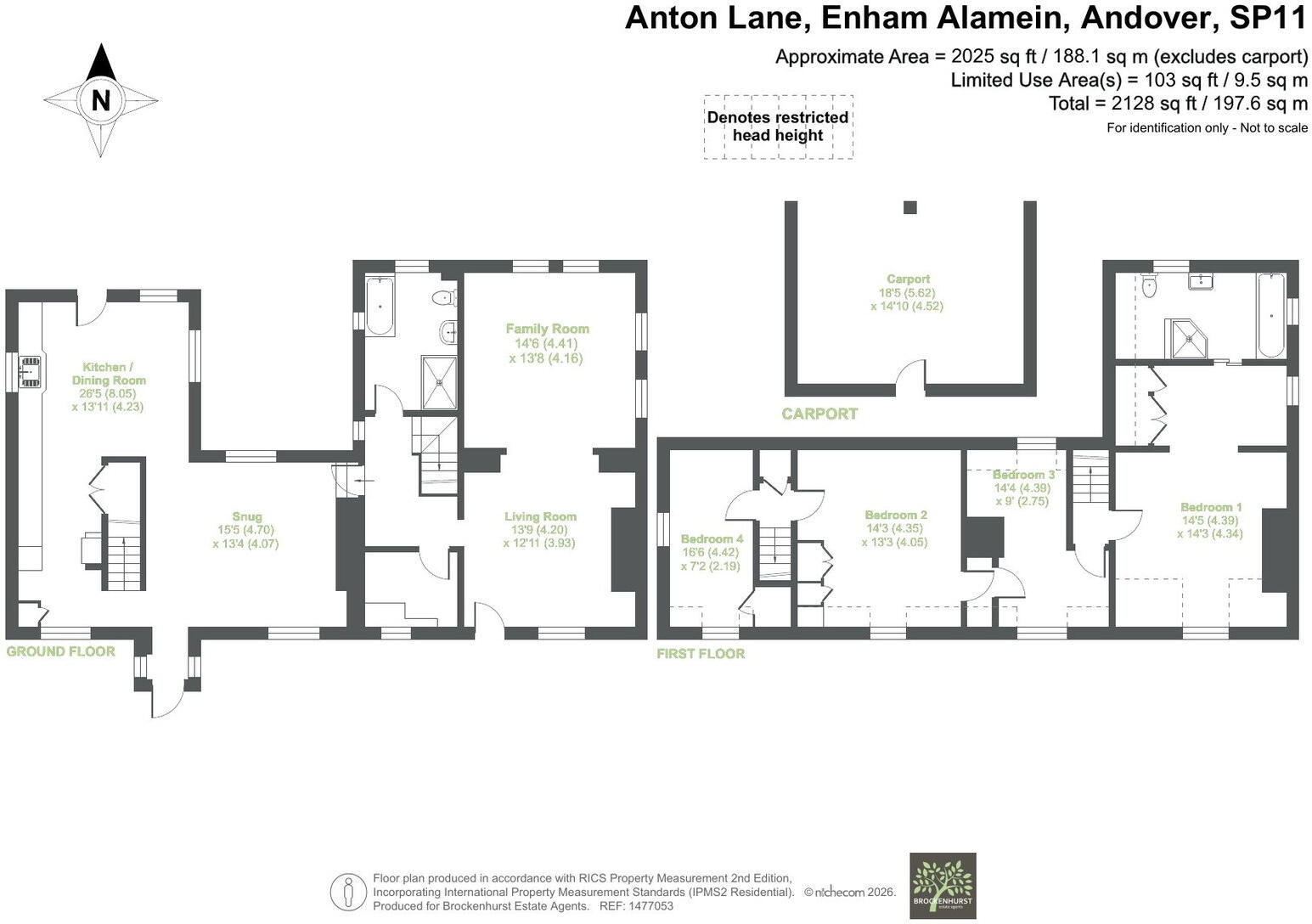 Inglenook Cottage floorplan