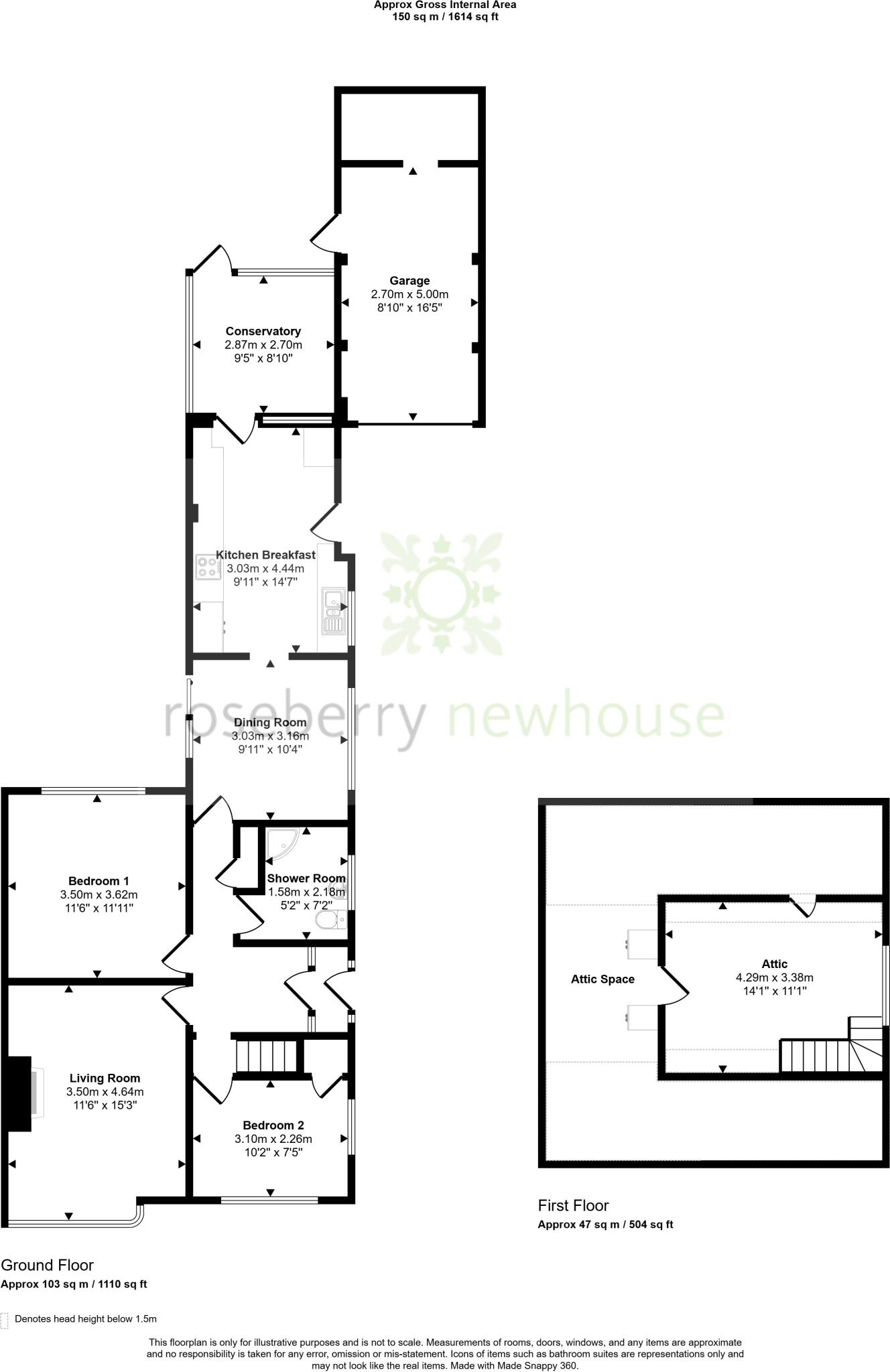 Marwood Drive, Great Ayton, North Yorkshire floorplan