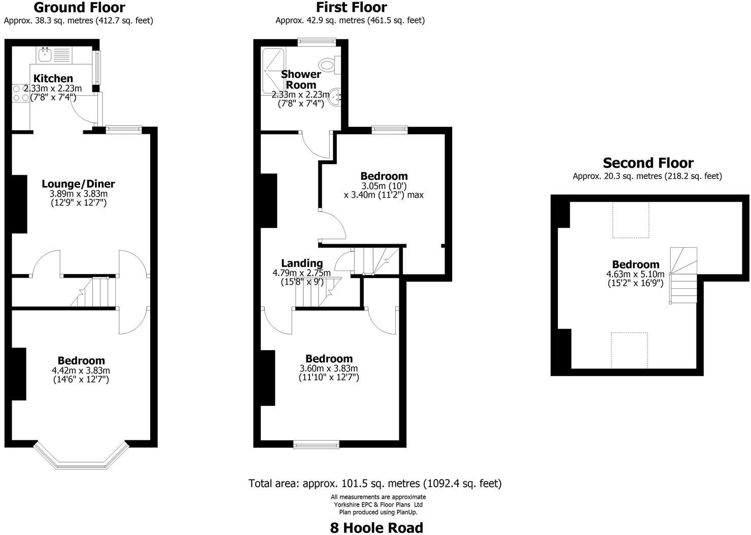 Hoole Road, Sheffield floorplan