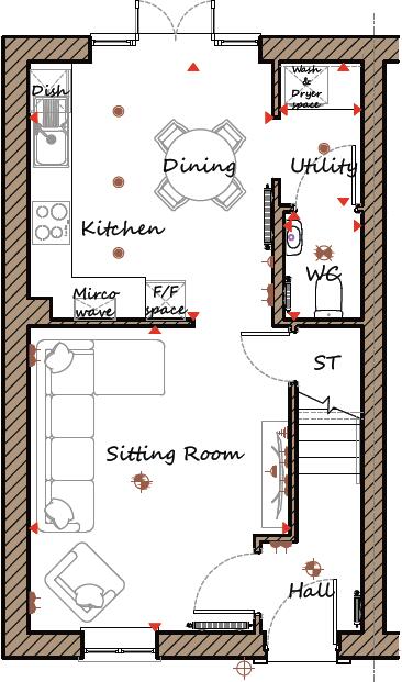 Lutterworth Road,
Burbage,
Hinckley,
LE10 2DL floorplan
