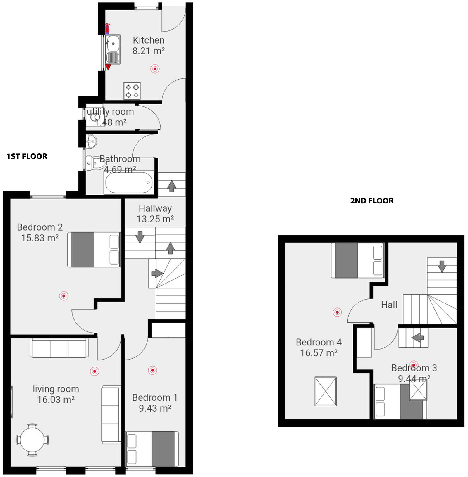 39b Cavendish Place, Jesmond floorplan