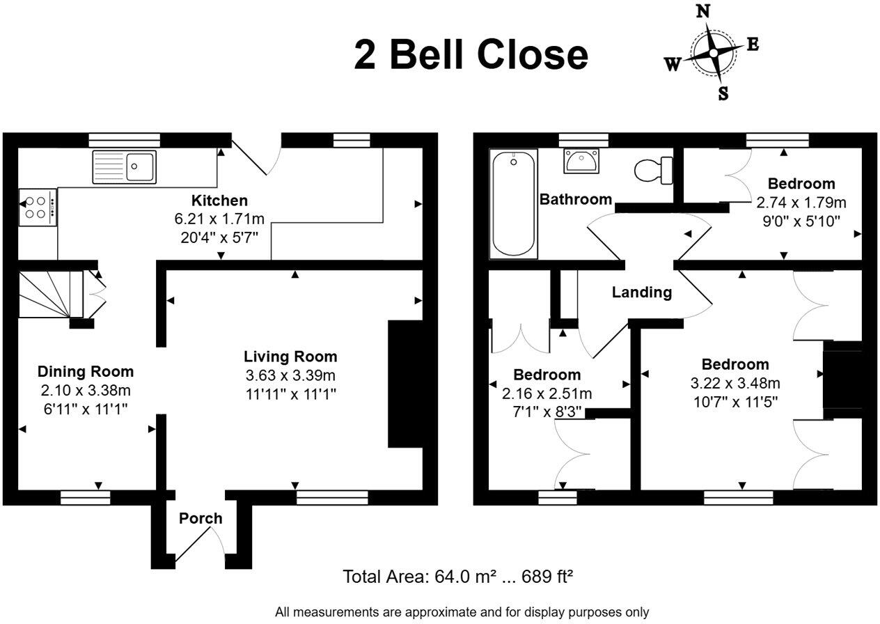 Bell Close, Grove, Wantage, Oxfordshire, OX12 floorplan
