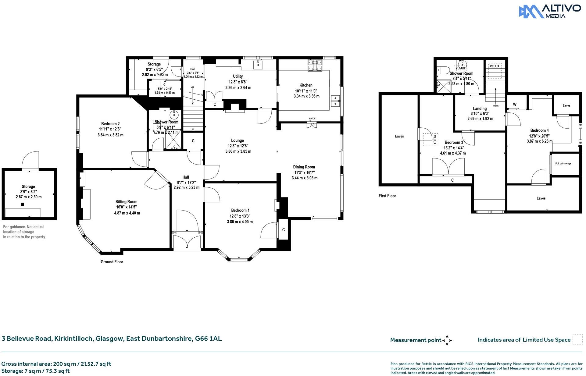 Bellevue Road, Kirkintilloch floorplan