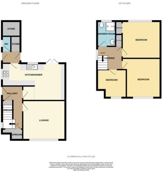 Gibbons Hill Road, SEDGLEY, DY3 1QG floorplan