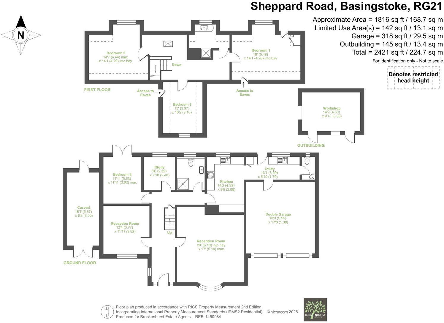 Sheppard Road Basingstoke RG21 3HS floorplan