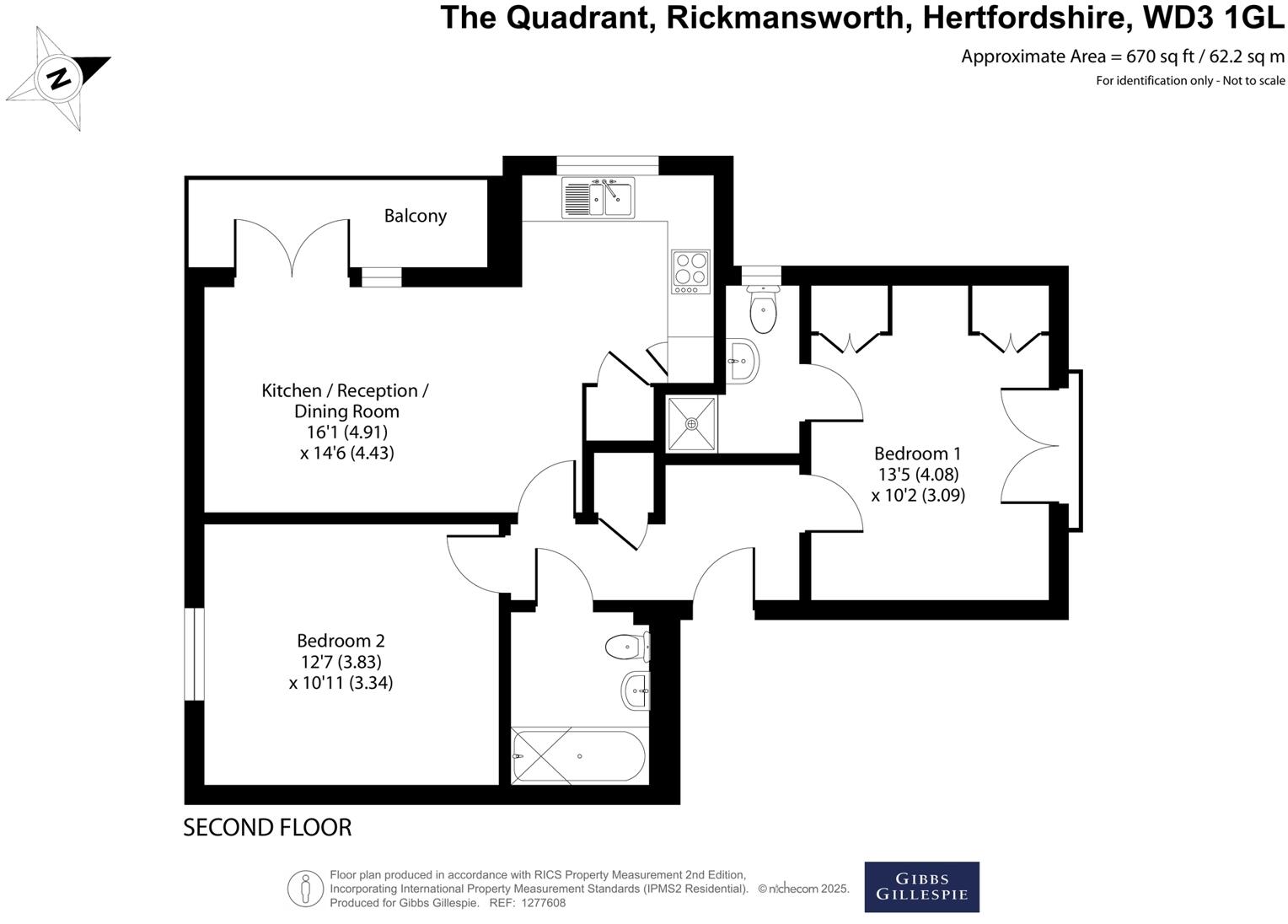 The Quadrant, Rickmansworth, Hertfordshire floorplan