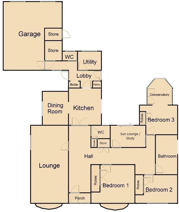 Warrens Croft, Walsall floorplan